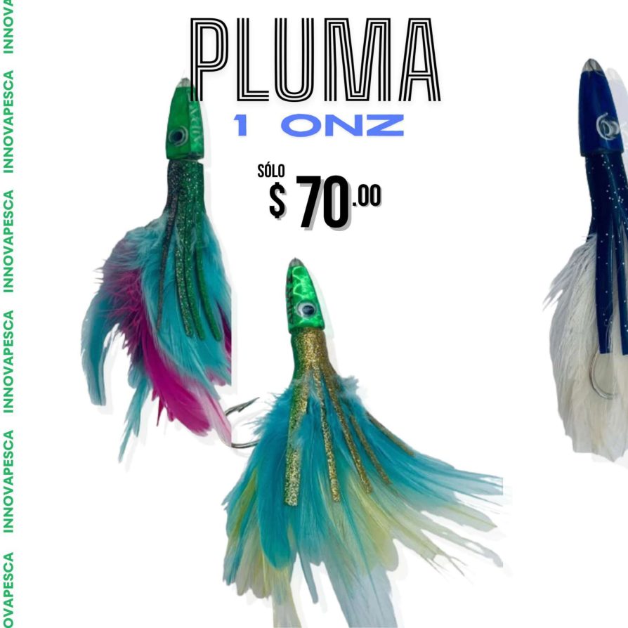 Lote De 10 Cremalleras Deslizantes De Plumas Para Pesca Marina - G&C, Talla 10/0, Color Rojo